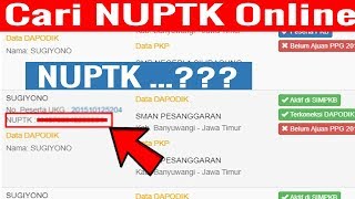 Cari NUPTK Online Cara Cek NUPTK screenshot 1