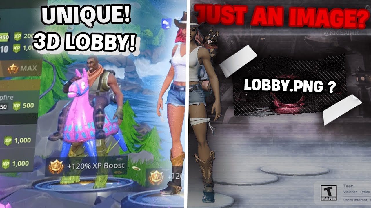 The Entire Evolution of Fortnite's Lobby