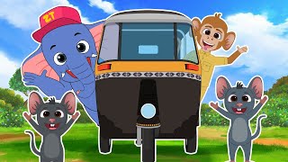 Bandar Mama ka Auto | Wheels on the Bus - Hindi Nursery Rhymes screenshot 2