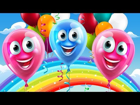 Шарики - Обучающий Мультик/ Цвета и числа для детей