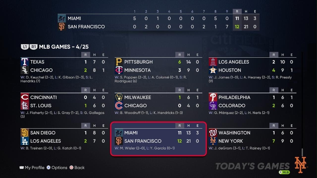 MLB The Show 21 inside the show bug, skips NL west game report