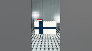 LEGO World Flags: Finland #lego #flag