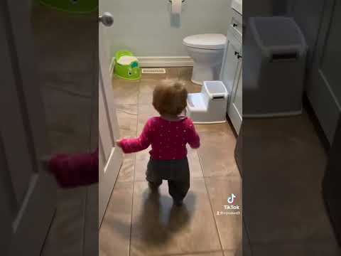 It’s potty time 😂 does baby mj know what the potty is? Comment all your tips and tricks!