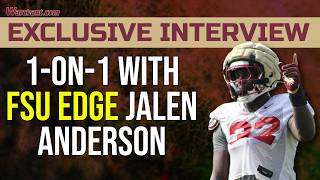 1-ON-1 with FSU DE Jalen Anderson | The War Path | FSU Football | Florida State Football | Warchant