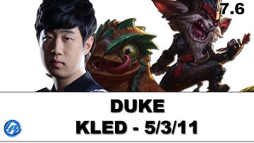 Duke - Kled vs Maokai - Patch 7.6