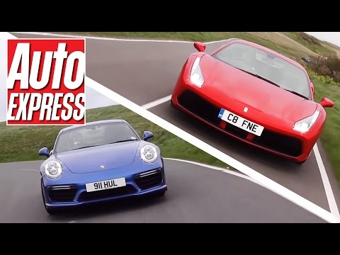 Ferrari 488 GTB vs Porsche 911 Turbo S: turbo supercars fight it out