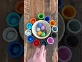 Colorful wooden Marble Run ASMR Oddly satisfying Reverse #shorts #satisfying #haba #colorful