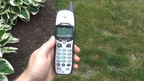 Vtech 6773 5.8 GHz Cordless Phone Range Test