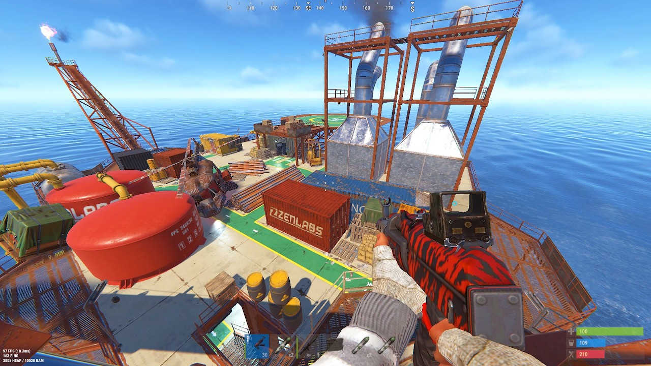how a solo plays rust with 15,000 hours... - YouTube