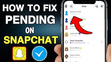 How to fix pending on snapchat | What does it mean ! Why is it appearing?
