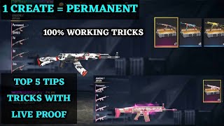 How to Get Permanent Weapon Skin | Only 1 Crates Permanent gun skin Latest Trick Ak dragon