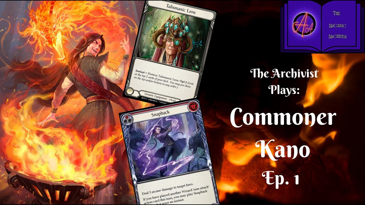 The Archivist Plays: Kano in Commoner | Flesh and Blood Commoner Wizard ...