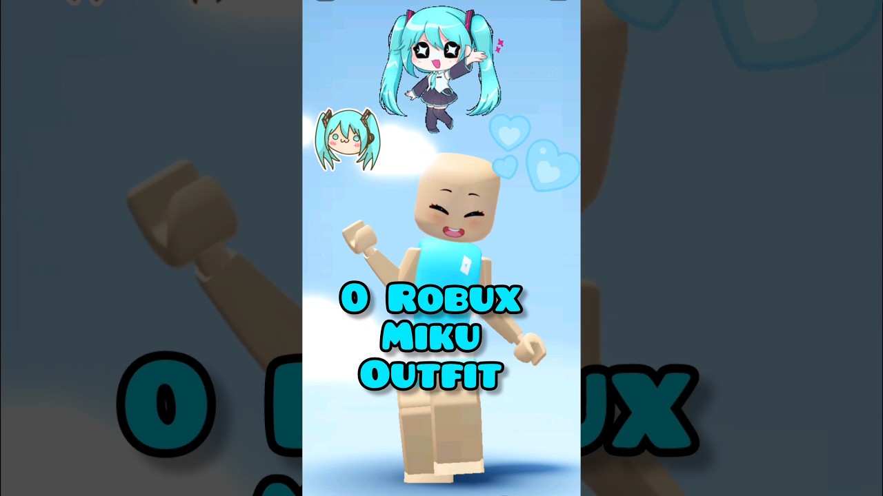 MIKU 0 ROBUX OUTFIT 🩵💙          