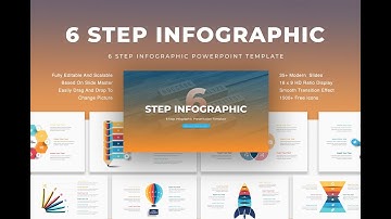Six Step Infographic Presentation Template for PowerPoint & Google Slides