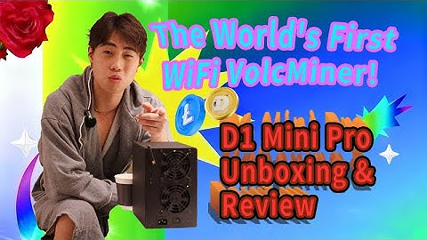 Mine Dogecoin ANYWHERE Now! VolcMiner D1 Mini Pre WiFi Setup & Profit Test