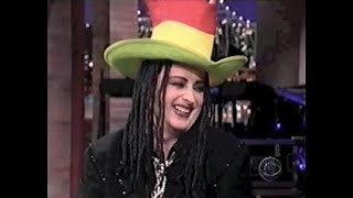 Culture Club \& Boy George Interview on Letterman, August 4, 1998