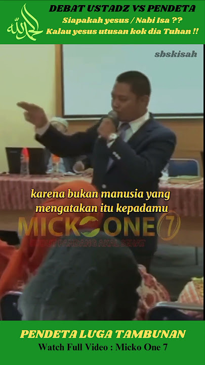 YESUS ITU NABI, UTUSAN ATAU TUHAN ?? #debat #debatagama #toleransi