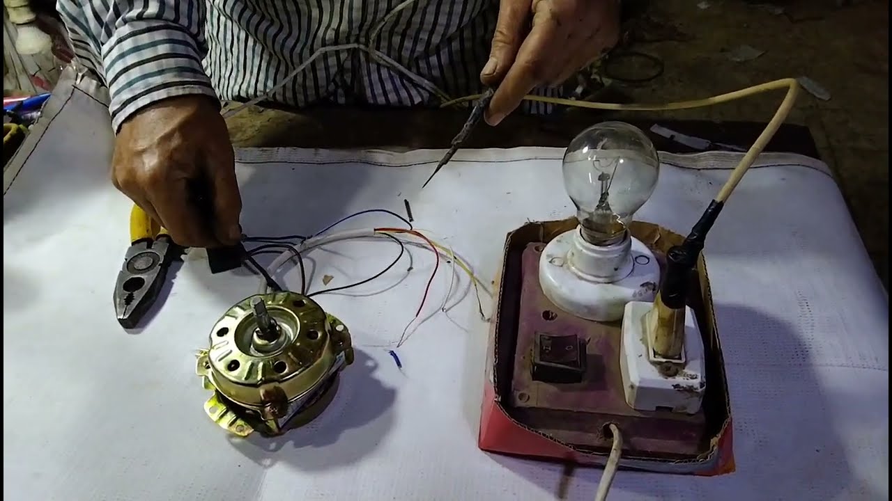 كيف افحص موتور المروحة البوكس واتحدد الاطراف قبل التركيب