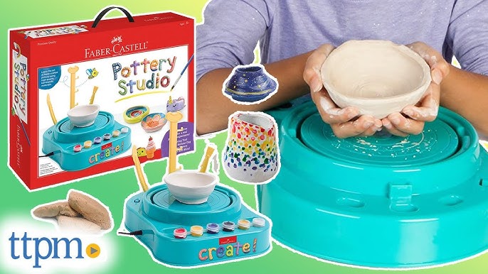 Made By Me Motorized Power Pottery Wheel - at Home Pottery Making – Clay  Sculpting Activity for Kids Ages 6 and Up