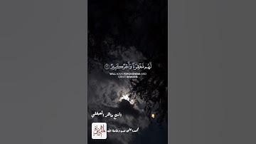 (إن الذين يخشون ربهم بالغيب) أرح سمعك تلاوة طيبة الشيخ ماهر المعيقلي وفقه ﷲ حالات واتساب