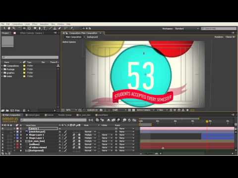 25 Adding a camera and controlling it with a null object