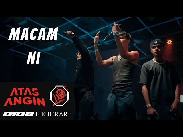 Macam Ni - Dannqrack, Lucidrari u0026 Eemrun Live @ Atas Angin Rockshow, Studio AB class=