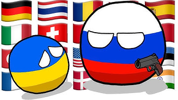 Countryballs in different languages meme