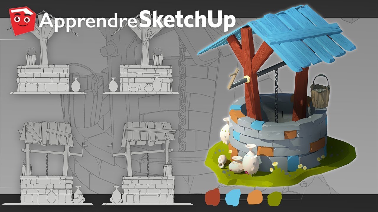  TUTO Sketchup Concept Art sur Sketchup YouTube