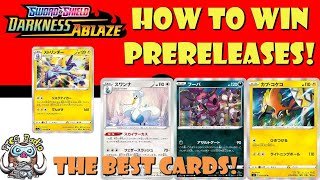 How to Win Pokémon TCG Darkness Ablaze Prereleases! (The Best Cards)