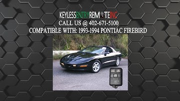 How To Replace Pontiac Firebird Key Fob Battery 1993 1994