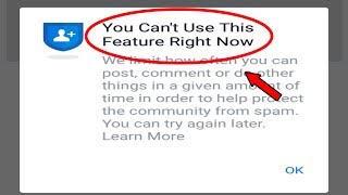 You Can't Use This Feature Right Now screenshot 1