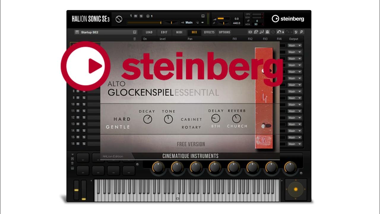 Steinberg [100 FREE] VST Alto Glockenspiel By Cinematique Instruments💥ฟรี... YouTube