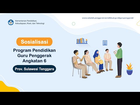 Sosialisasi Program Pendidikan Guru Penggerak Angkatan 6 Provinsi Sulawesi Tenggara