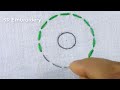 Circle Brazilian Design Stitch,Hand Embroidery Circle Embroidery Stitch,For Cushion Cover