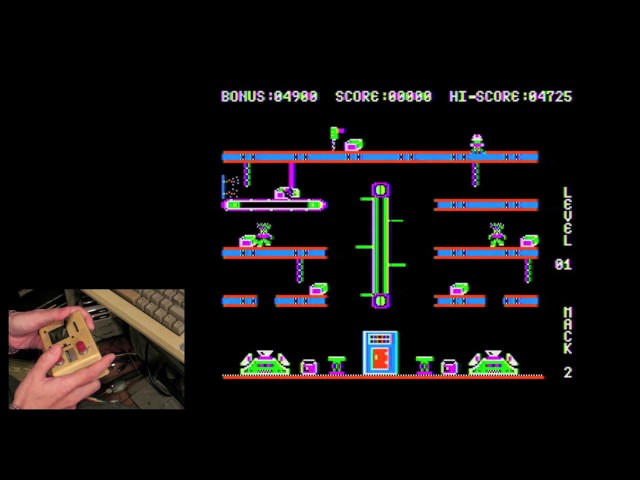 Retro Game 3：Hard Hat Mack (1983, Apple II game) - YouTube
