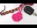 Paracord Herz Schlüsselanhänger selber machen Knoten - easy heart keychain DIY / Anleitung deutsch