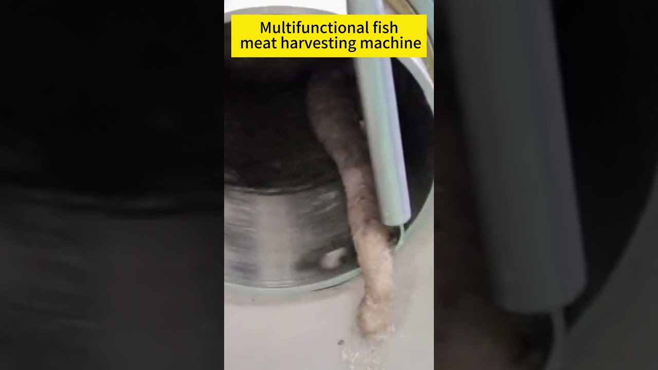 Convenient fish meat harvesting machine