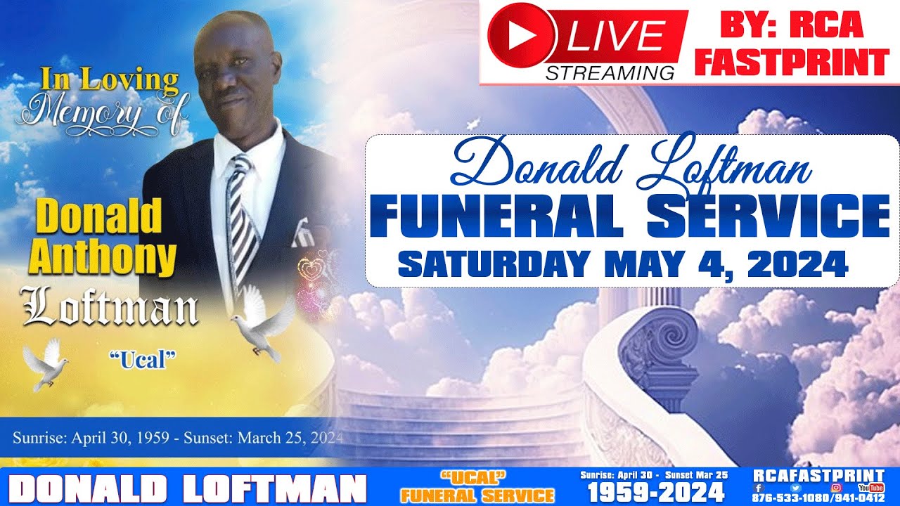 Donald Anthony Loftman {Funeral Service} - YouTube