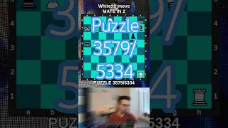 Try Solving Before You Blink 👀 🧩3579/5334 #chess #puzzle #learnchesstactics #magnuscarlsen #polgar