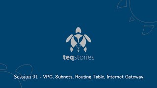 AWS Classroom Session 1 | VPC, Subnets, Route Table, Internet Gateway | TeqStories