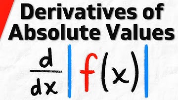 How to take Derivatives of Absolute Value Functions | Calculus 1 Exercises