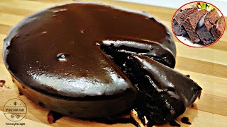 Eggless chocolate ganache cake without oven | 3 ingredients