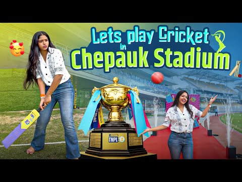 😱Played Cricket in CHEPAUK STADIUM🏏 | Lifetime experience😁 | #missmiracle