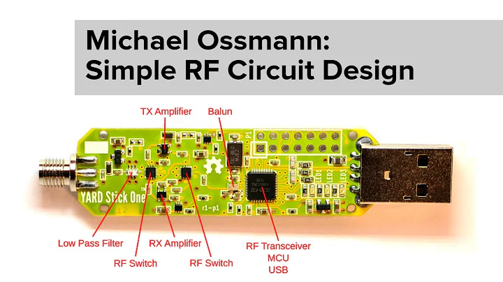 Michael Ossmann: Simple RF Circuit Design