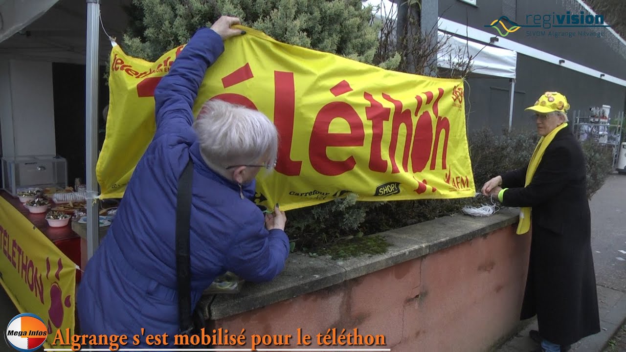 Megainfos Regivision : Algrange s'est mobilisé pour le téléthon 2025