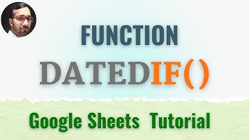 Datedif function in excel google sheet | Datedif formula in excel google sheets