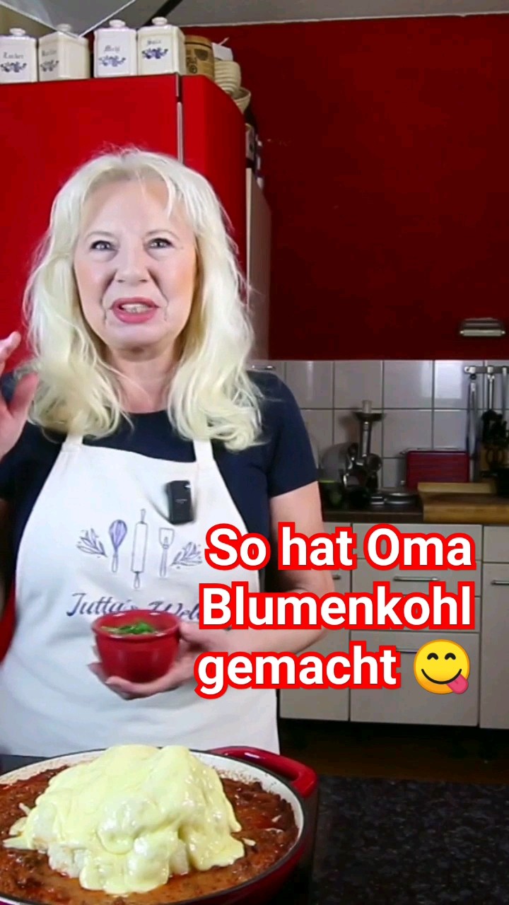 So lecker hat Oma Blumenkohl gemacht 😋 🧓 #omasrezepte #einfacherezepte ...