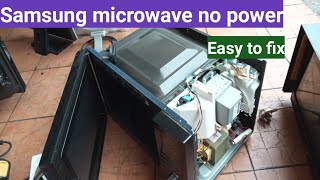 How to repair Microwave no power ?