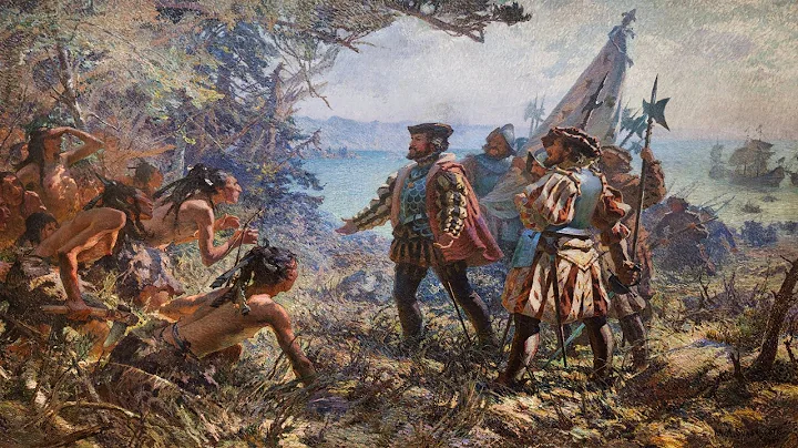 Quebec City | Jacques Cartier at Amerindian villag...