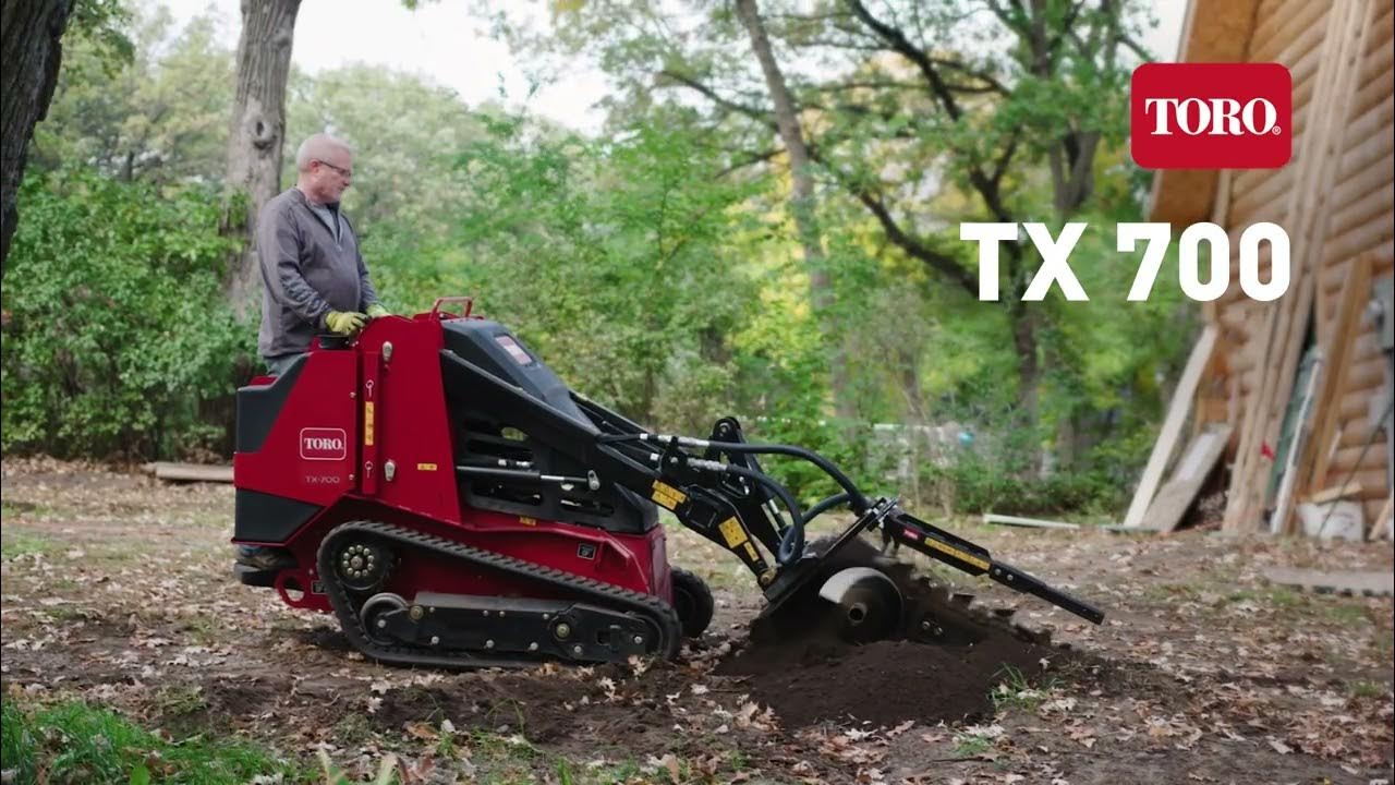 Toro TX 700 Compact Utility Loader Narrow & Wide Track YouTube